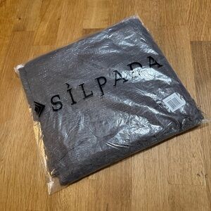 Silpada Taupe Metallic Fringed Lightweight Scarf NEW